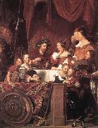 BRAY, Jan de, The de Bray Family (The Banquet of Antony and Cleopatra) dg